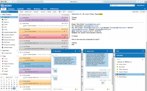 Open Source Email Platform Zimbra Collaboration Open Source Edition Images, Photos, Reviews